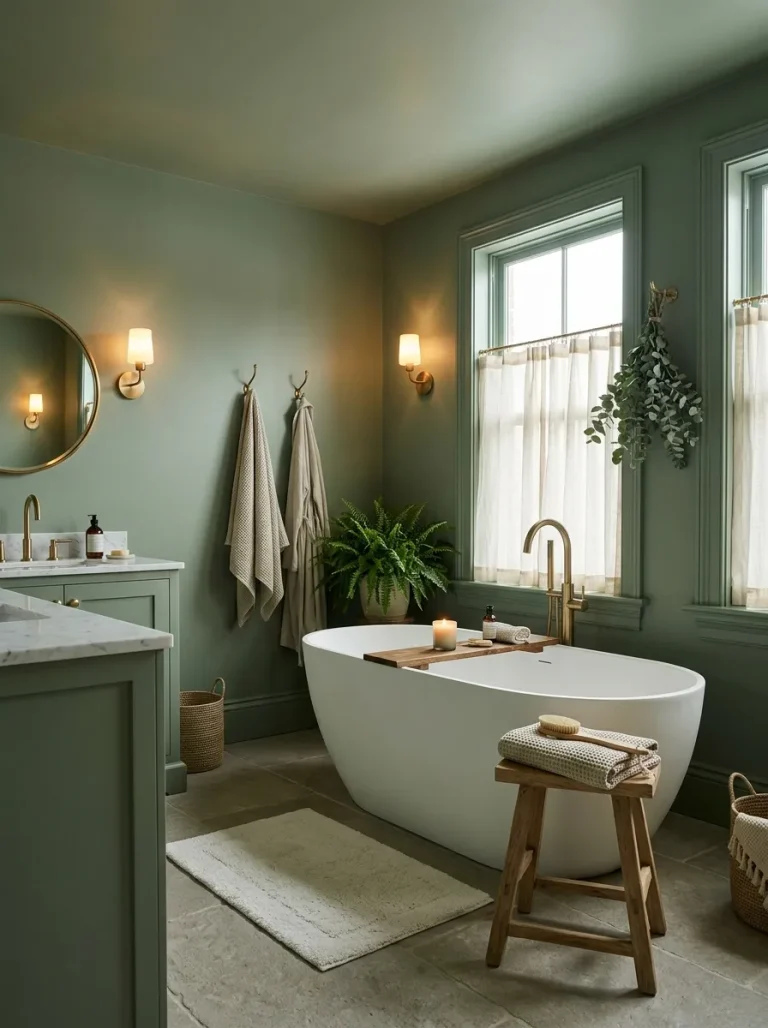 29 Gorgeous Sage Green Bathroom Ideas that will create a Calming and Sophisticated Sanctuary